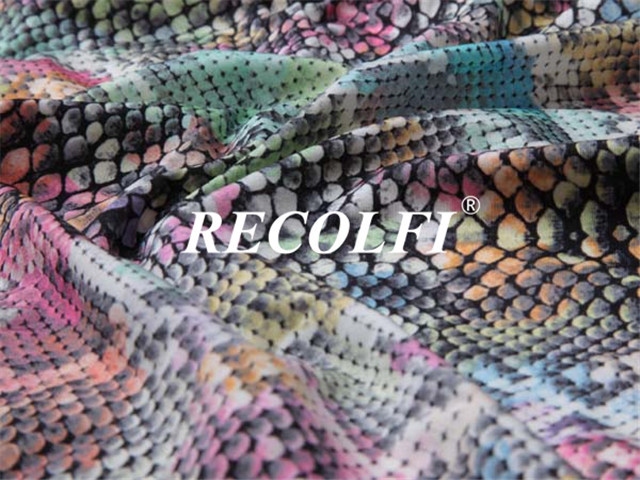 Recycled Poly Bra Top Legging Material Fabric Inkjet Digital Printed