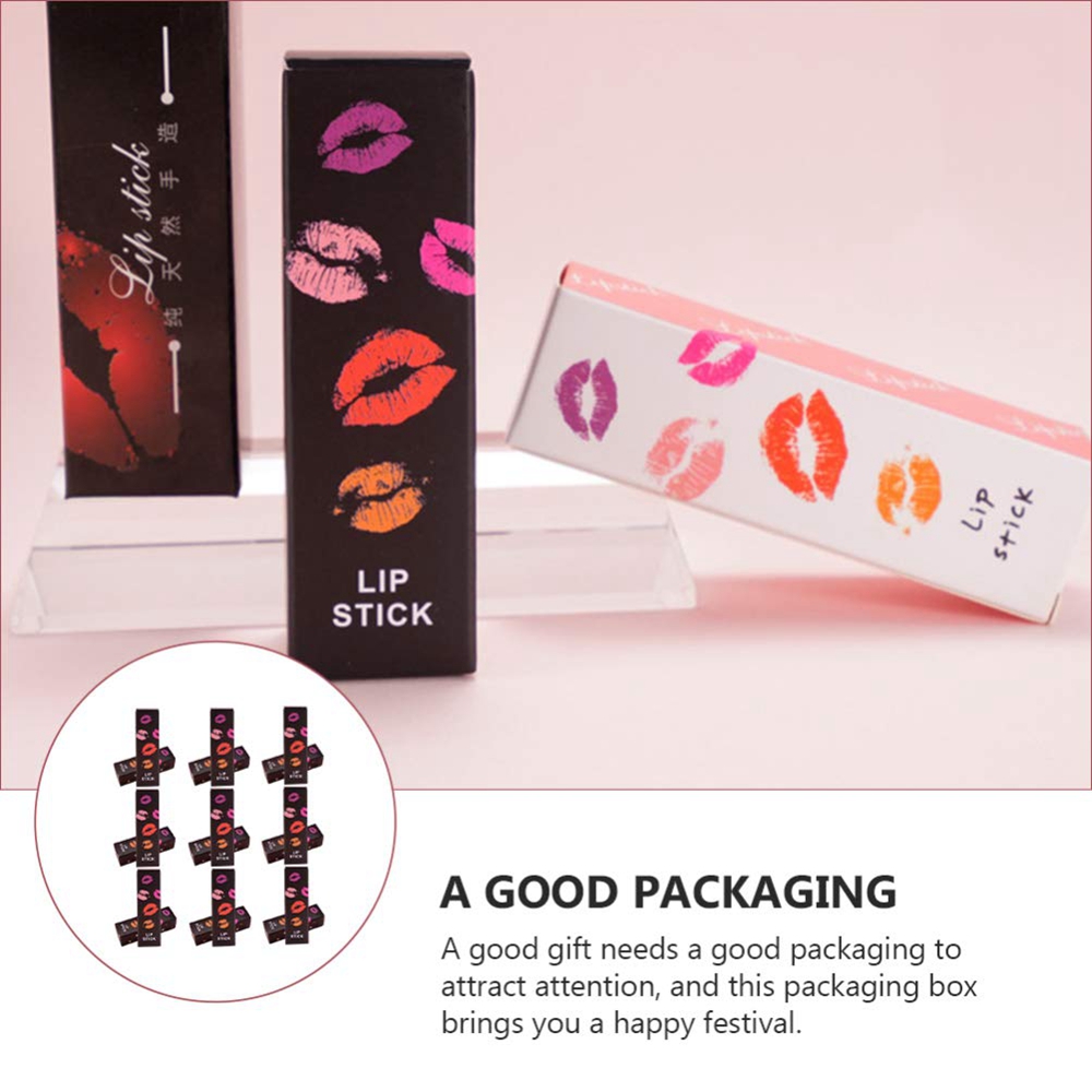 Custom Order Acceptable Cardboard Lipstick Packaging Boxes For Customized Branding