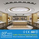 Titanium Alloy Glass Display Showcase