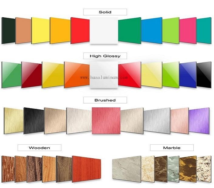 Exterior FEVE Coated Signage Aluminum Composite Panel Acid Resistant