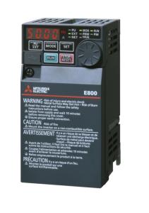 Wholesale FR-E800 Mitsubishi Electric Inverter 1 Phase 50Hz 0.75kW 240V E820S-0050-4-60 from china suppliers