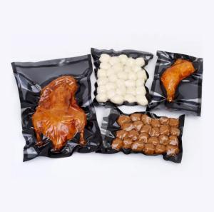 Wholesale Customized Food-Grade Kitchen Storage Bags Food Black Heat Seal Packaging Plastic Biodegradable Food Vacuum Pouch from china suppliers