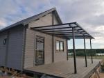 9m2 Sun Shelter Garden Wall Mounted DIY Patio Cover Aluminum Sunshade Outdoor