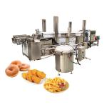Automatic Filtration Frying Machine for Banana Sweet Potato Flakes Crisps Gas