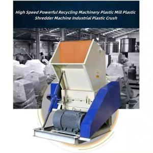 Wholesale High Speed Recycling Machinery Plastic Shredder Machine Industrial Plastic Crusher Machine from china suppliers