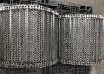 Stainless Steel Chain Ss 304 Spiral Conveyor Belt Metal Balance Weave 180 Degree