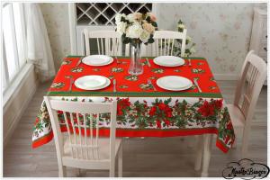 Wholesale Polyester CHRISTMAS table cloth/table cover/table wear for restaurant/home/picnic/outdoor XMAS PATTERN DESIGH from china suppliers