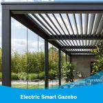 Electric Louver Turning Pavilion Outdoor Villa Courtyard Smart Flip Ecological
