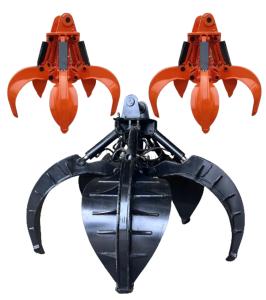 Wholesale Factory Orange Peel Grab Excavator Rock Grapple, Excavator Grab Thumb Bucket from china suppliers