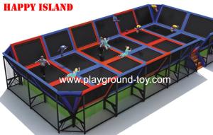 Wholesale New Popular Design Trampolines For Kids For Amusement Park from china suppliers