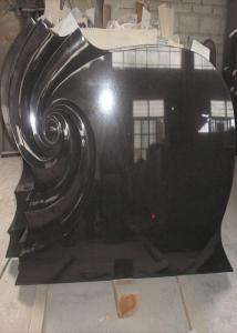 Wholesale Monument Tombstone Granite Memorial Stones 3.04 G / Cm³ Density Black Russian Style from china suppliers