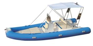 Wholesale 20 Ft PVC Rigid Inflatable Boat 590KGS , Handmade Inflatable Hard Bottom Boat from china suppliers
