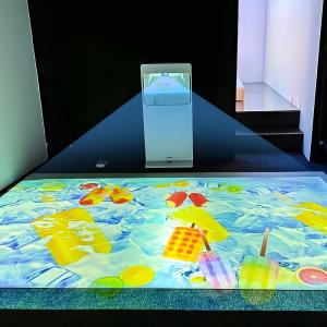 Wholesale 3300lm Mobile Interactive Floor Projector For Floor Projection from china suppliers