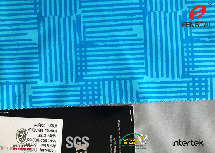 High Stretch Print TPU Coated Fabric Combine Polyester Anti Pilling Polar Fleece