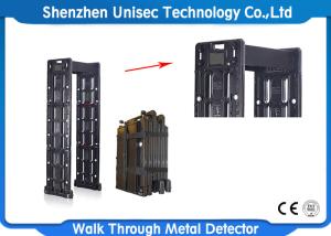 Wholesale Black Portable Door Frame Metal Detector For Security Check , CE / ISO from china suppliers