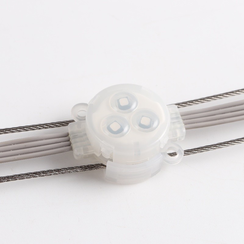 Clear Transparent Cover RGB LED Point Light for Outdoor Decor Advertising Sign Letter IP67 Waterproof