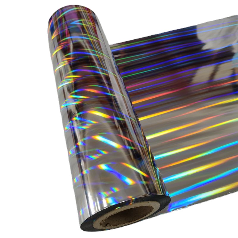 Metallized Holographic Film Customized Size Hot Lamination BOPP Film