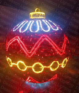 Wholesale Giant Outdoor Christmas LED Big Ball 3D Motif Light For Lighting Display from china suppliers
