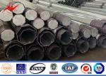 Hot Dip Galvanized Power Distribution Pole Electric Steel Pole 35FT 40Ft