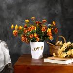 Shabby Chic Real Touch Artificial Flowers Floral Bouquet Daisy Tabletop