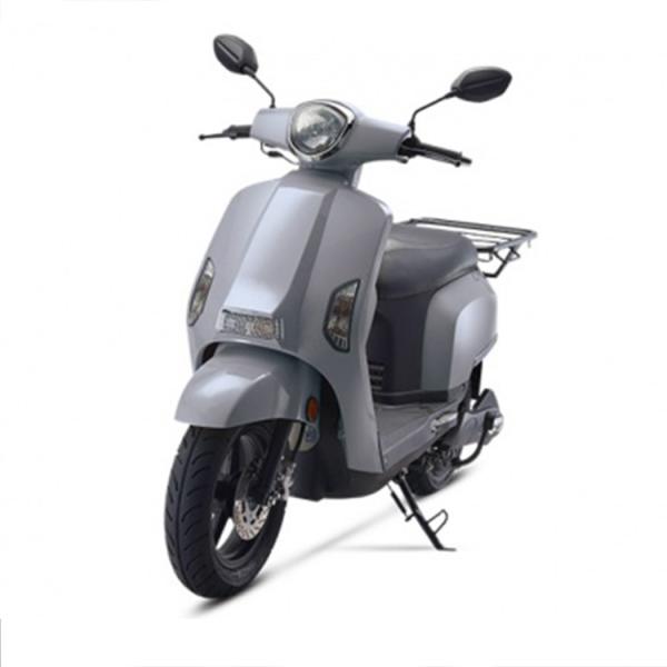 Grey Color Stylish Electric Cargo Scooter , High Speed E Mobility Scooter Disc