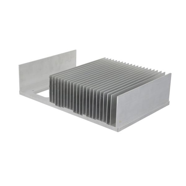 Customized Color Extruded Aluminum Heatsink Anodizing / Powder Coating /
