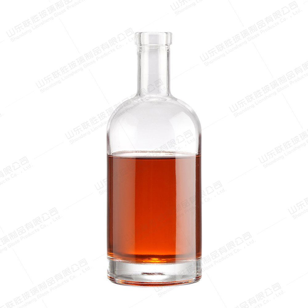 Customized 50ml 100ml 200ml 375ml 500ml 750ml 1000ml 75cl Gin Glass Bottle for Liquor