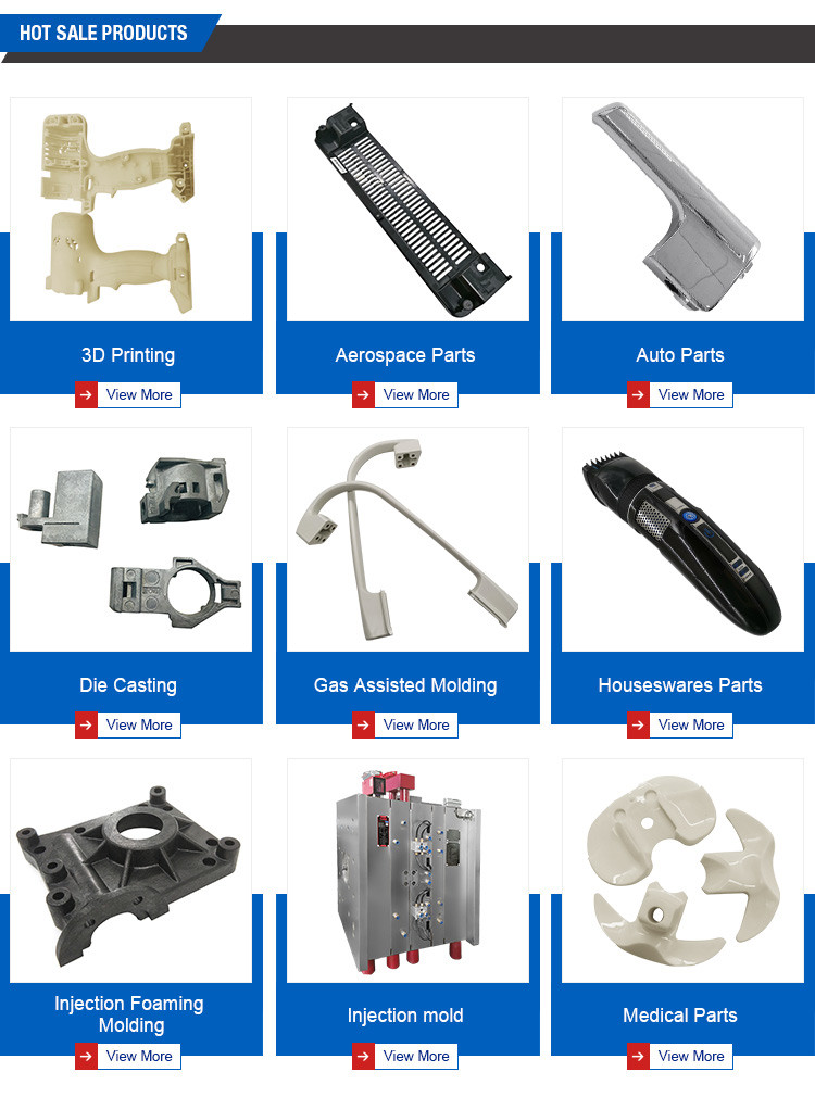 Professional Custom PC ABS Plastic Injection Molding Family Mold Hot Runner P20