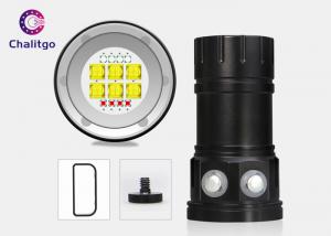 Wholesale Waterproof High Brightness LED Flashlight 300W Max 18000LM White Four 18650 Battery from china suppliers