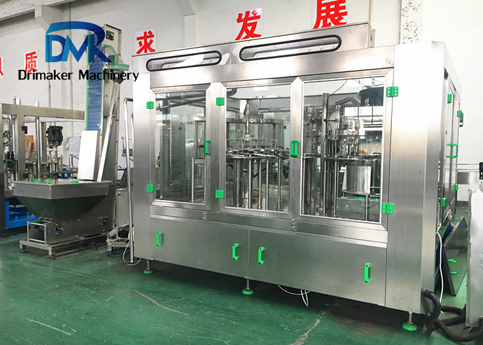 High Speed Soft Drink Filling Line 5000 Bottles/Hour Fully Auto 3 In 1