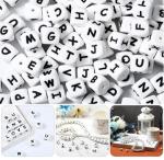 12MM Baby Chew Stress Relief Fidget Toys Non Toxic BPA Free Silicone Alphabet