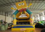 Spongbob Cool Bounce Houses , Backyard Industrial Bounce House Quadruple