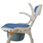 Lightweight 3 In 1 Toilet Chair Height Adjustment Folding Water Proof