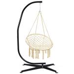 Solid Steel Heavy Duty Swing Customized Color Hammock Chair C Stand Weight