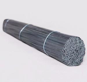 Wholesale Electro Galvanized Iron Binding Wire 0.8mm Diameter 350mm Length Straight Cutting from china suppliers