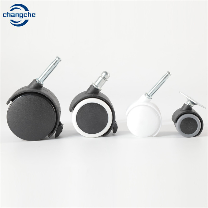 PVC Roller Wheel Casters Creeper Replacement Wheels With Stem 40MM