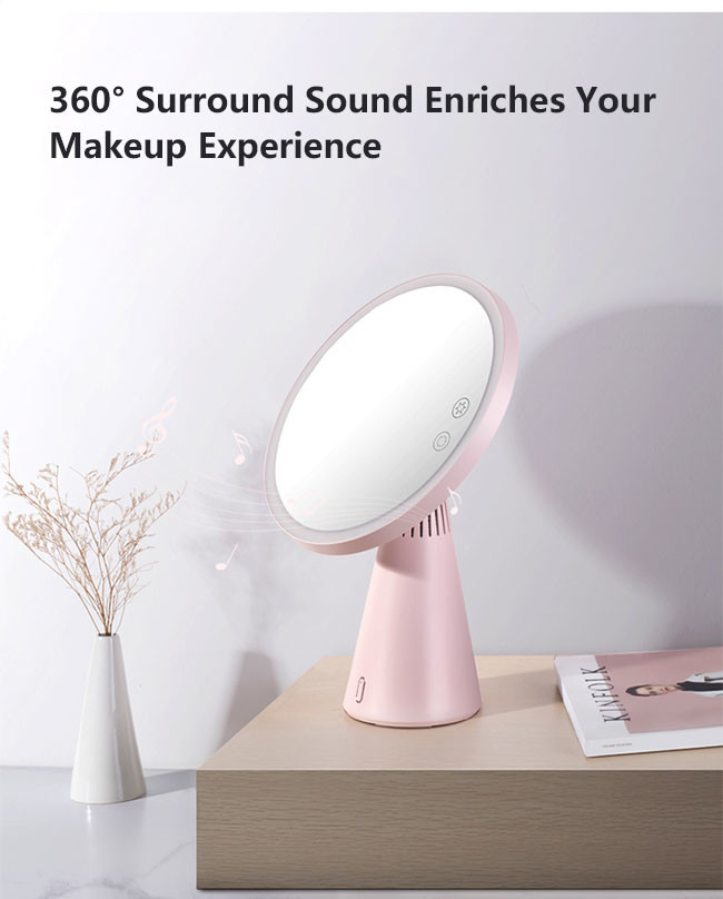 PSE Dimmable Lithium Battery 7x LED Magnifying Mirror