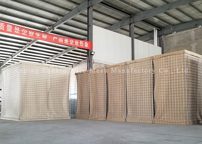 Mil5 Hot Dipped Galvanized Hesco Defensive Barrier