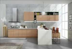 Wholesale No Ratten Laminated Particle Board Cabinets , Wooden Modern Kitchen Wardrobe from china suppliers