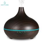 300ML Wood Grain 20ML/h Pure Cool Mist Humidifier