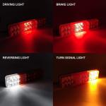 10V - 80V Wireless Trailer Lights Three Color LED Trailer Rear Lights