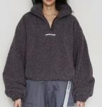 Small Quantity Clothing Manufacturer Women'S Thickened Lamb Fleece Sweatshirt