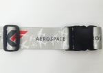 Durable promotional polyester plastic buckle luggage strap with sublimation