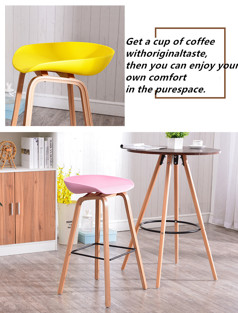 Practical Plastic Computer Chair For Coffee Bar / Restaurant / Canteen
