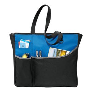 Wholesale Recycled Custom Black Polyester Tote Bags Logo Printed For Travel from china suppliers