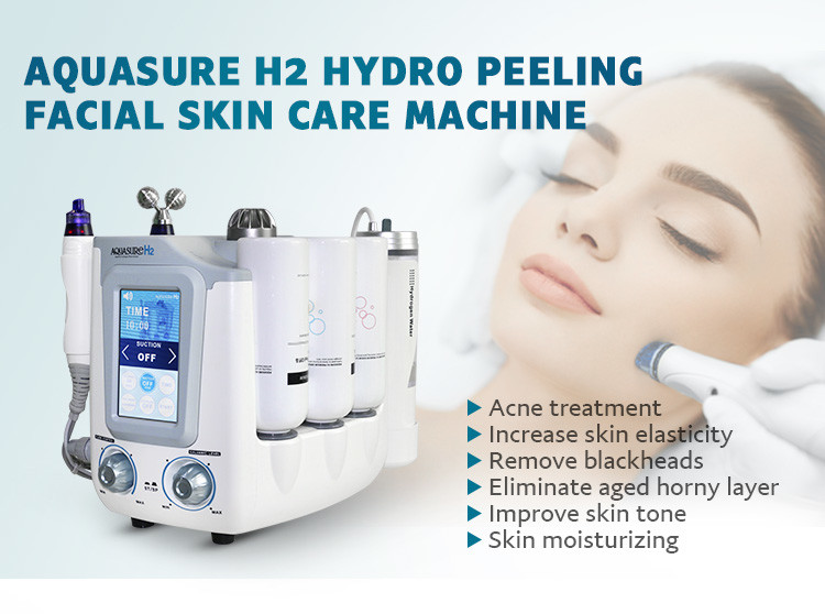 LF-832 Portable Aquasure H2 O2 bubble Machine Skin Rejuvenation blackhead removal Aquasure H2 Device for salon use