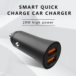 F655 QC3.0+ UDB2.1A Dual car charger, universal car charger for phones, top