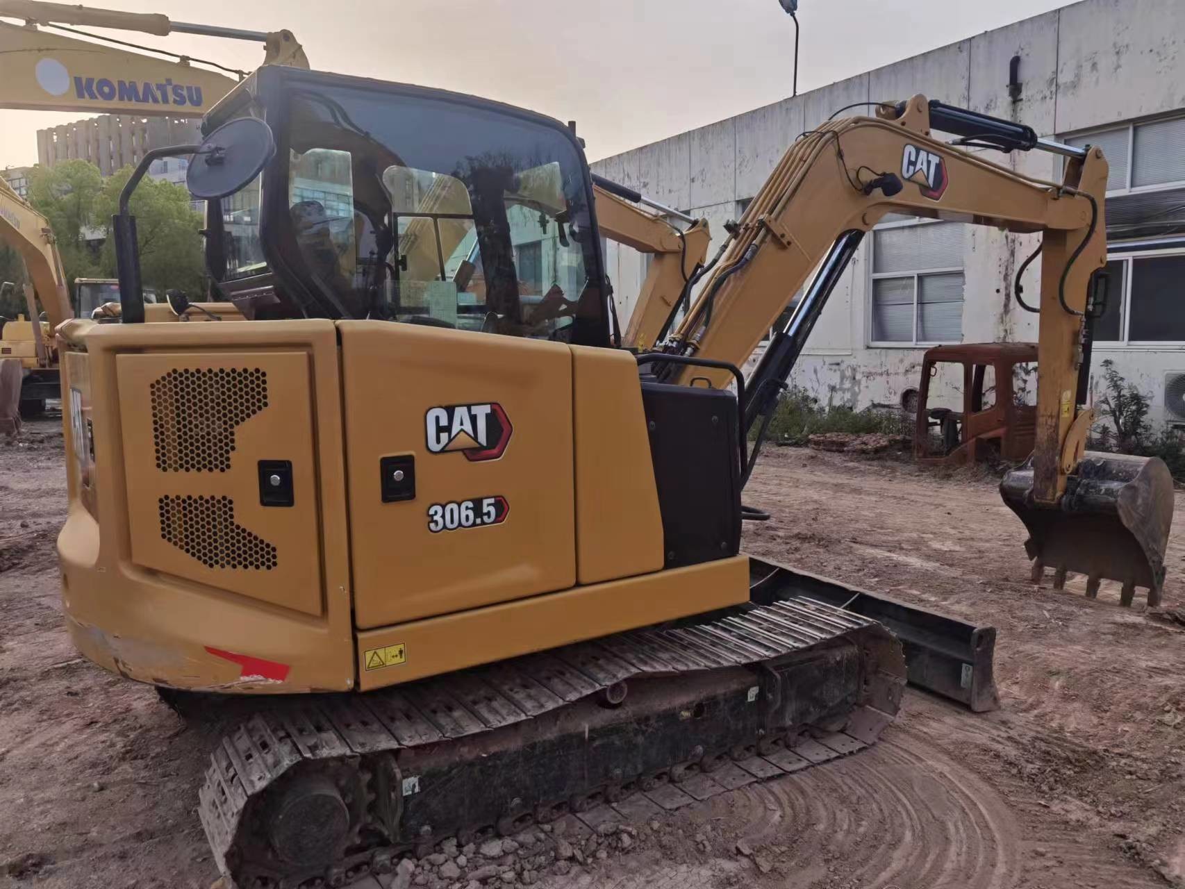 Second Hand 6Ton Blade Backhoe Digger Cat 306.5 Used Construction Equipment Excavator