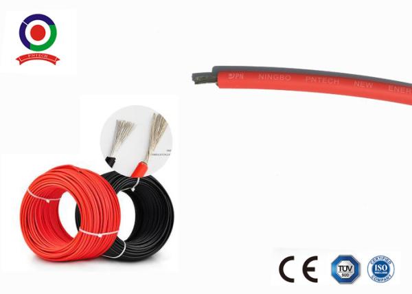 Low Smoke 2.5mm2 Solar PV Cable , Rohs Standard 1000V DC Cable For Photovoltaic