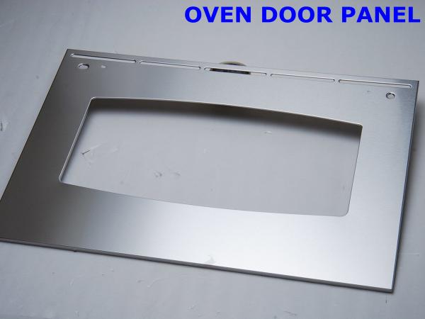 Silver / Champagne Polishing Oven Door Replacement With Tempered Decorative